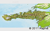 Satellite 3D Map of Snafellsnes- og Hnappadals, physical outside
