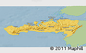Savanna Style 3D Map of Snafellsnes- og Hnappadals, single color outside