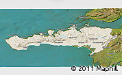 Shaded Relief 3D Map of Snafellsnes- og Hnappadals, satellite outside