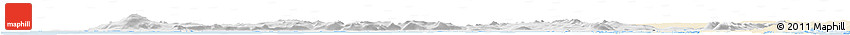 Classic Style Horizon Map of Snafellsnes- Og Hnappadals, single color outside