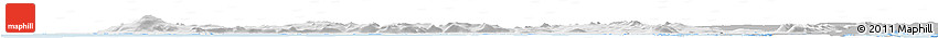 Gray Horizon Map of Snafellsnes- Og Hnappadals, single color outside