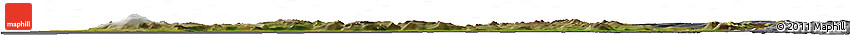 Satellite Horizon Map of Snafellsnes- Og Hnappadals, desaturated