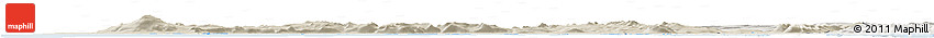 Shaded Relief Horizon Map of Snafellsnes- Og Hnappadals, lighten