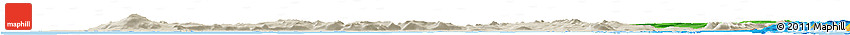 Shaded Relief Horizon Map of Snafellsnes- Og Hnappadals, political outside