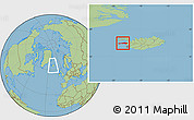 Savanna Style Location Map of Snafellsnes- og Hnappadals, within the entire country