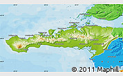 Physical Map of Snafellsnes- og Hnappadals, political outside