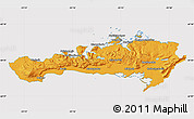 Political Map of Snafellsnes- og Hnappadals, cropped outside