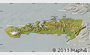 Satellite Map of Snafellsnes- og Hnappadals, lighten, semi-desaturated