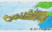 Satellite Map of Snafellsnes- og Hnappadals, political outside