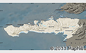 Shaded Relief Map of Snafellsnes- og Hnappadals, darken