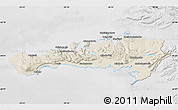 Shaded Relief Map of Snafellsnes- og Hnappadals, lighten, desaturated