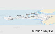 Classic Style Panoramic Map of Snafellsnes- og Hnappadals, single color outside
