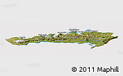 Satellite Panoramic Map of Snafellsnes- og Hnappadals, cropped outside