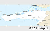 Classic Style Simple Map of Snafellsnes- og Hnappadals