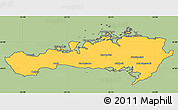 Savanna Style Simple Map of Snafellsnes- og Hnappadals, cropped outside