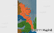 Political Map of Stranda, darken