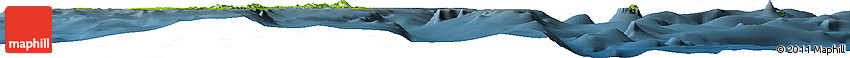 Physical Horizon Map of Andaman Islands, darken