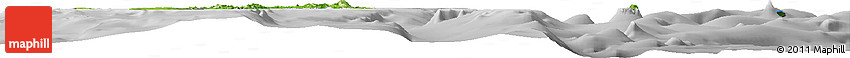 Physical Horizon Map of Andaman Islands, desaturated