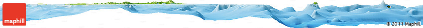 Physical Horizon Map of Andaman Islands, shaded relief outside