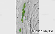Satellite Map of Andaman Islands, lighten, desaturated