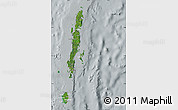Satellite Map of Andaman Islands, lighten, semi-desaturated