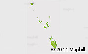 Physical 3D Map of Nicobar Islands, cropped outside