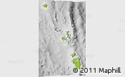 Physical 3D Map of Nicobar Islands, desaturated