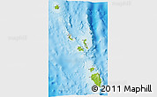 Physical 3D Map of Nicobar Islands, shaded relief outside
