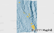 Savanna Style 3D Map of Nicobar Islands