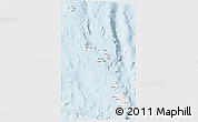 Silver Style 3D Map of Nicobar Islands