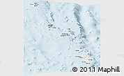 Classic Style Panoramic Map of Nicobar Islands