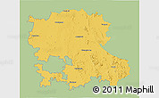 Savanna Style 3D Map of Anantapur, single color outside