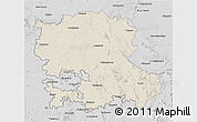 Shaded Relief 3D Map of Anantapur, desaturated