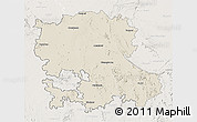 Shaded Relief 3D Map of Anantapur, lighten