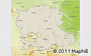 Shaded Relief 3D Map of Anantapur, physical outside