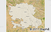 Shaded Relief 3D Map of Anantapur, satellite outside