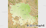 Physical Map of Anantapur, satellite outside