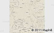 Shaded Relief Map of Anantapur