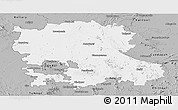 Gray Panoramic Map of Anantapur