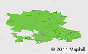 Political Panoramic Map of Anantapur, cropped outside