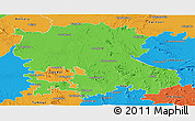 Political Panoramic Map of Anantapur