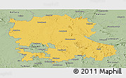 Savanna Style Panoramic Map of Anantapur