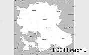 Gray Simple Map of Anantapur