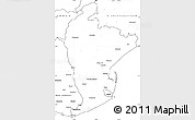 Blank Simple Map of East Godavari