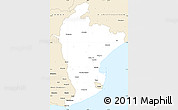 Classic Style Simple Map of East Godavari