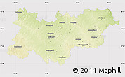 Physical Map of Medak, cropped outside
