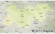 Physical Map of Medak, semi-desaturated