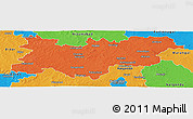 Political Panoramic Map of Medak