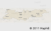 Shaded Relief Panoramic Map of Medak, lighten