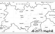 Blank Simple Map of Medak